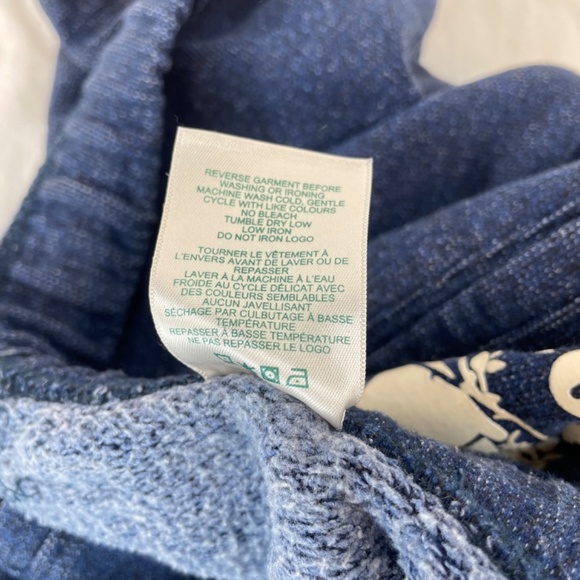 Roots Canada Sweatpants Navy Blue Open Leg Men’s Size Medium - Picture 7 of 14